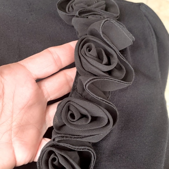 INC size M black sweater top - Picture 5 of 12